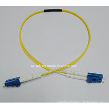 Cable de fibra óptica con conectores LC-LC de un solo modo de Simplex (0.6M)